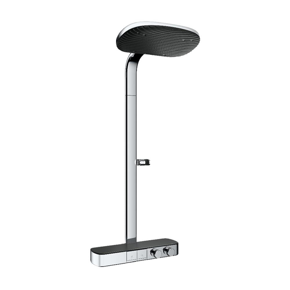 ฝักบัว RAIN SHOWER ผสม TOTO TBW14SC0T สีดำ-โครม