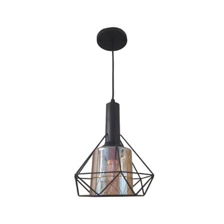 ไฟช่อ NEOLIGHT 9802-1BK สีดำ/น้ำตาล 1 หัว_0