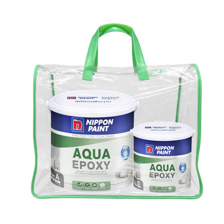 สีงานอุตสาหกรรม  NIPPON PAINT AQUA EPOXY  BASE D 3.76 ลิตร_0