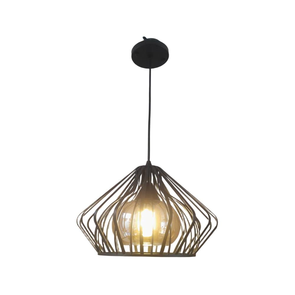 ไฟช่อ NEOLIGHT 9803-1BK สีดำ/น้ำตาล 1 หัว