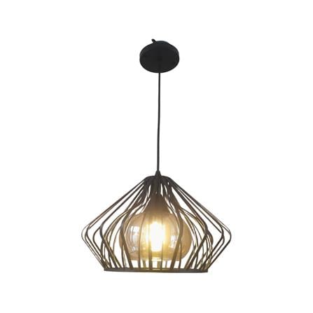 ไฟช่อ NEOLIGHT 9803-1BK สีดำ/น้ำตาล 1 หัว_1