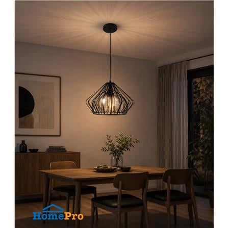 ไฟช่อ NEOLIGHT 9803-1BK สีดำ/น้ำตาล 1 หัว_3