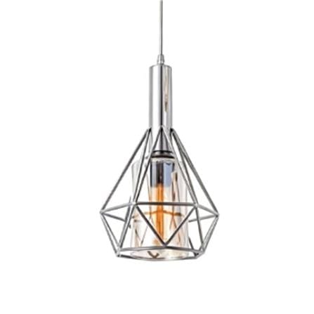 ไฟช่อ NEOLIGHT 9801-1SR สีเงิน/น้ำตาล 1 หัว_1