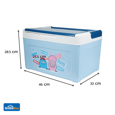 กระติกน้ำแข็ง SPRING COOL MATE X MILLIONSMONSTER 20 ลิตร สีฟ้า/น้ำเงิน_9