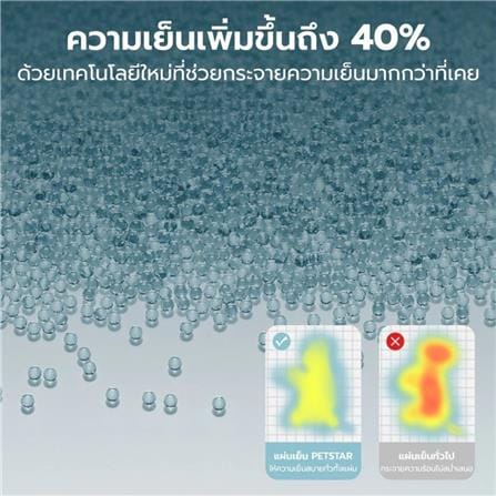 แผ่นเจลเย็น PETSTAR PSRW0460 ไซซ์ M_9