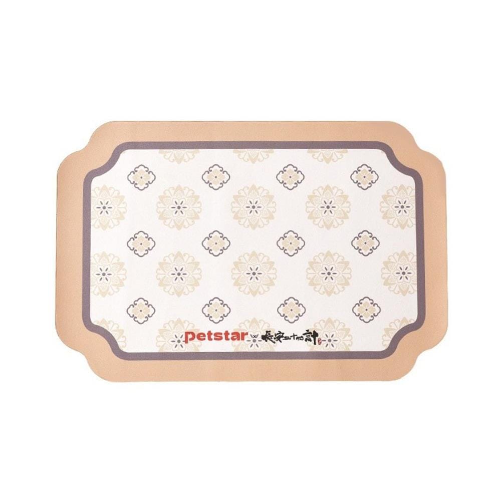 แผ่นรองอาหาร PETSTAR PSRQ0230 สีเบจ
