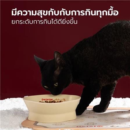 แผ่นรองอาหาร PETSTAR PSRQ0230 สีเบจ_5