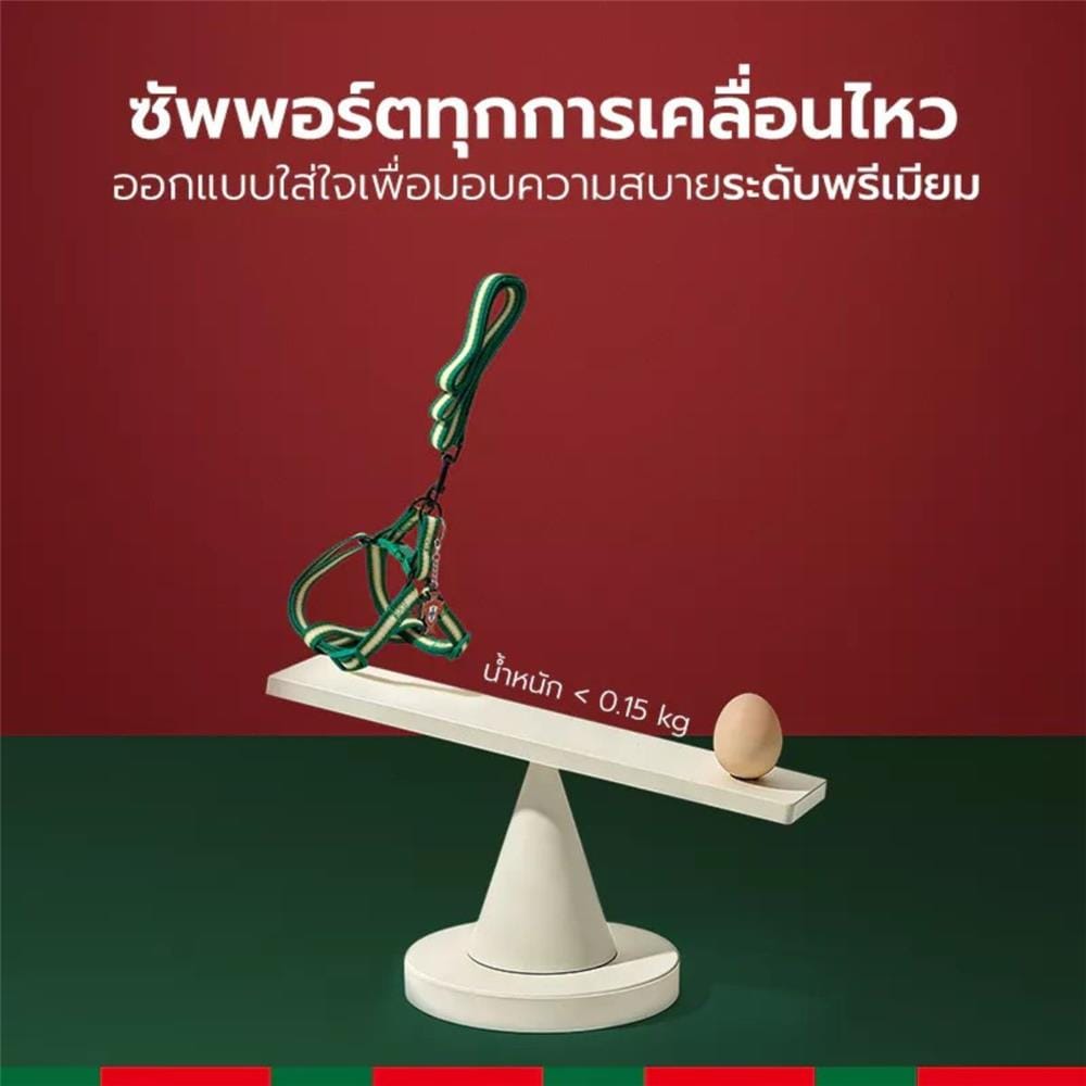 สายจูง PETSTAR SRY0092 ไซซ์ M สีเขียว