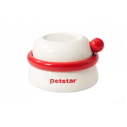 ชามอาหารสัตว์เลี้ยง PETSTAR PSRQ0229 สีขาว_1