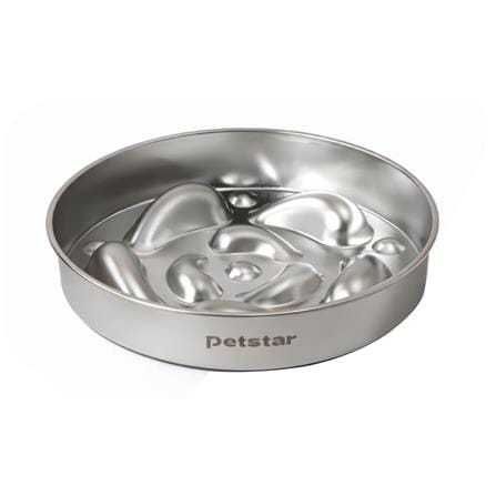 ชามอาหารสัตว์เลี้ยง PETSTAR PSRQ0234 สีเงิน_0