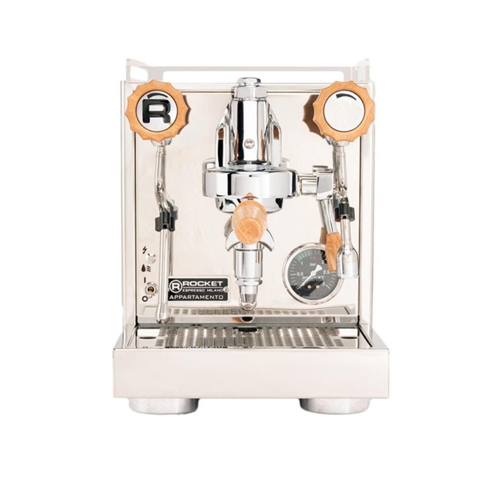 เครื่องชงกาแฟเอสเพรสโซ่ ROCKET ESPRESSO APPARTAMENTO 2.0 สีเงิน/ลายไม้_1