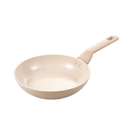กระทะตื้น 20 ซม. LOCKNLOCK MARBLE CERAMIC IH สีครีม_0