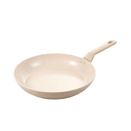 กระทะตื้น 28 ซม. LOCKNLOCK MARBLE CERAMIC IH สีครีม_0