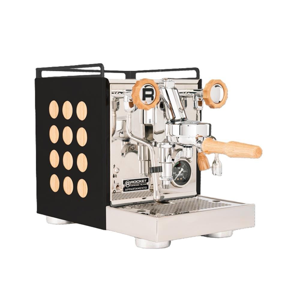 เครื่องชงกาแฟเอสเพรสโซ่ ROCKET ESPRESSO APPARTAMENTO 2.0 สีดำ/ลายไม้_1