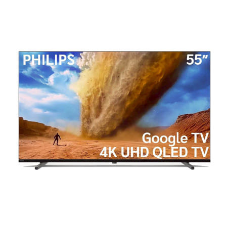ทีวีคิวแอลอีดี 55 นิ้ว PHILIPS (4K, QLED, GOOGLE TV) 55PQT8530/67_0