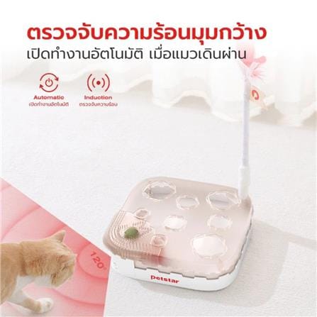 ของเล่นสำหรับแมว PETSTAR PSTZ0366 สีขาว_6