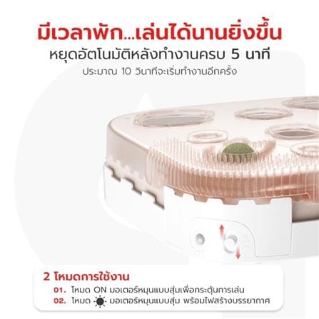 ของเล่นสำหรับแมว PETSTAR PSTZ0366 สีขาว_7