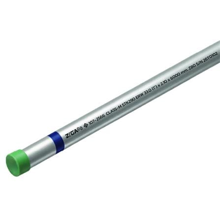 ท่อเคลือบสังกะสี ZIGA ปลายเกลียวคาดน้ำเงิน 1 นิ้ว หนา 2.00-2.10 มม. ยาว 6 เมตร_0