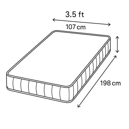 ที่นอนพ็อกเก็ตสปริง 3.5 ฟุต CELESTE MATTRESS NOCTIS (พร้อมชุดเครื่องนอน 3 ชิ้น)_6