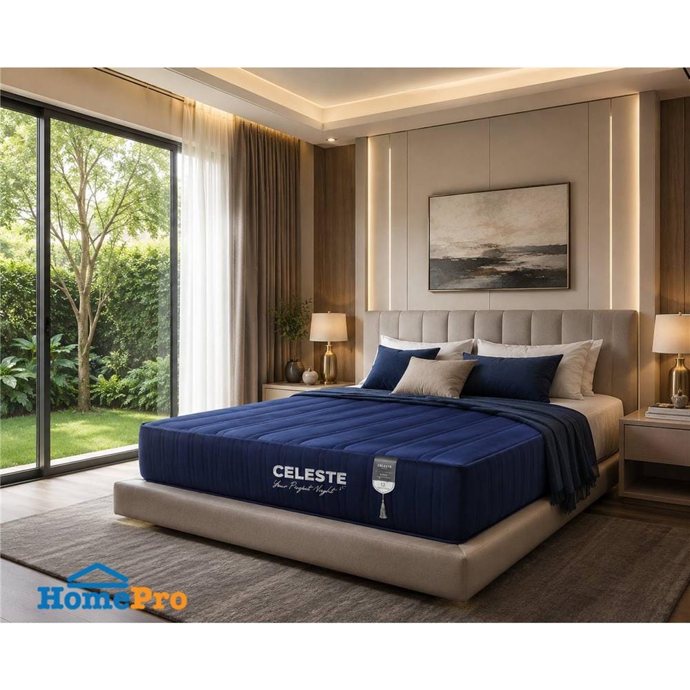 ที่นอนพ็อกเก็ตสปริง 6 ฟุต CELESTE MATTRESS NOCTIS (พร้อมชุดเครื่องนอน 4 ชิ้น)