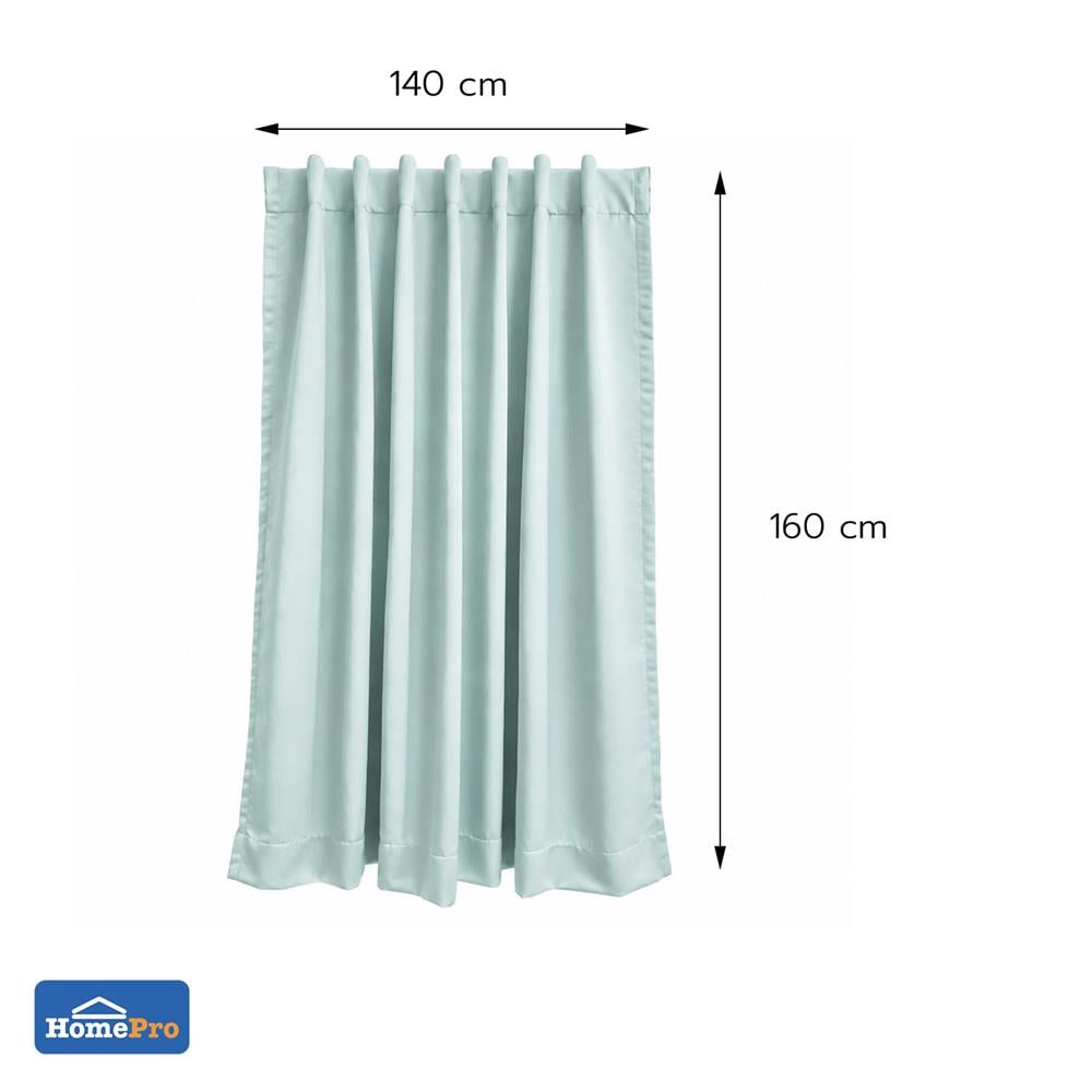 ผ้าม่านซ่อนหู HOME LIVING STYLE MALINE UV 140x160 ซม. สีเขียว