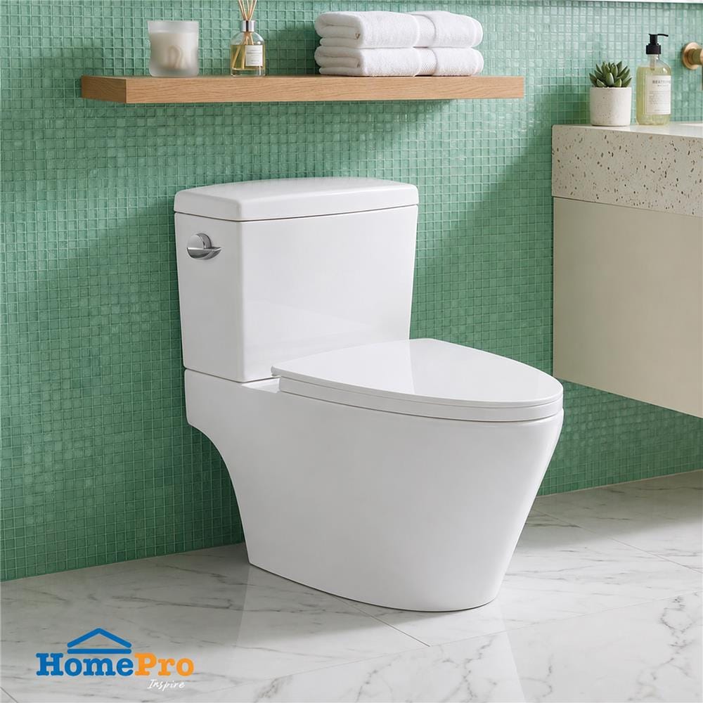 สุขภัณฑ์ 2 ชิ้น MOYA LX-2355 4.5 ลิตร สีขาว
