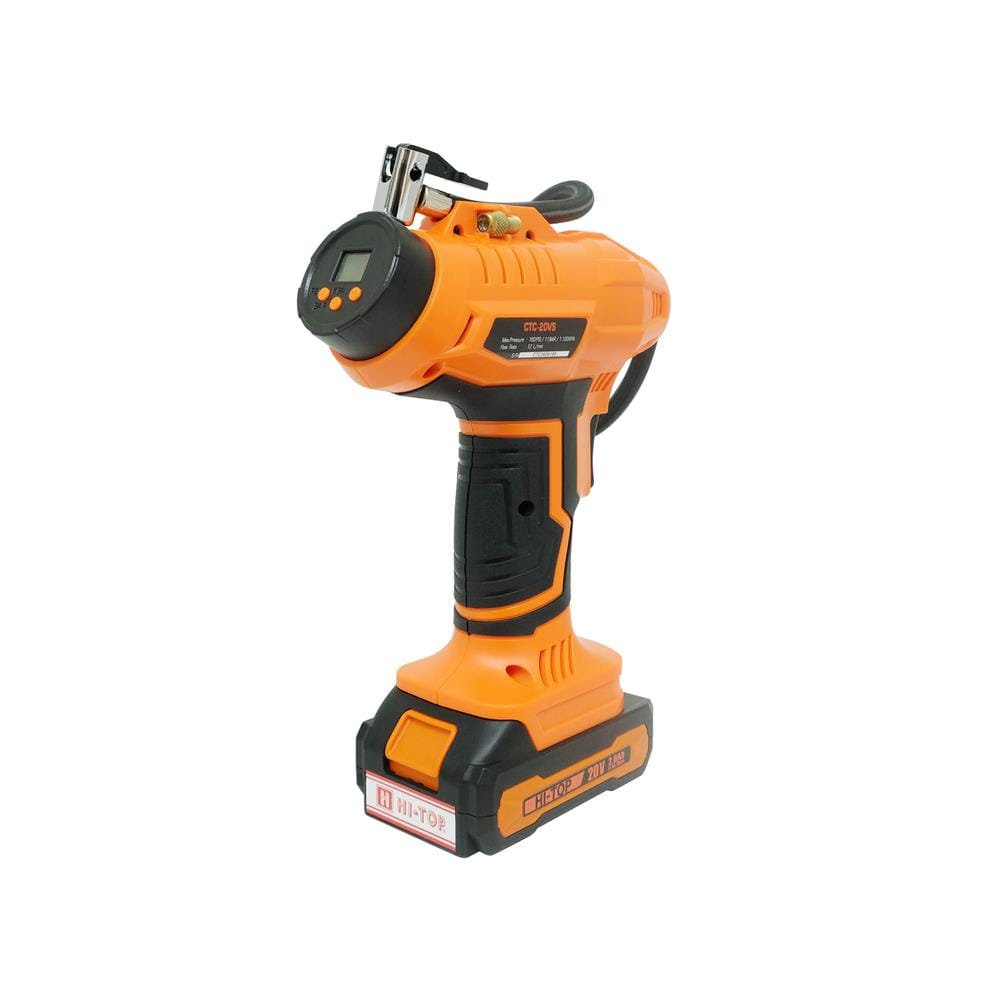 เครื่องสูบลมไร้สาย HI-TOP CTC-20VS 20 โวลต์