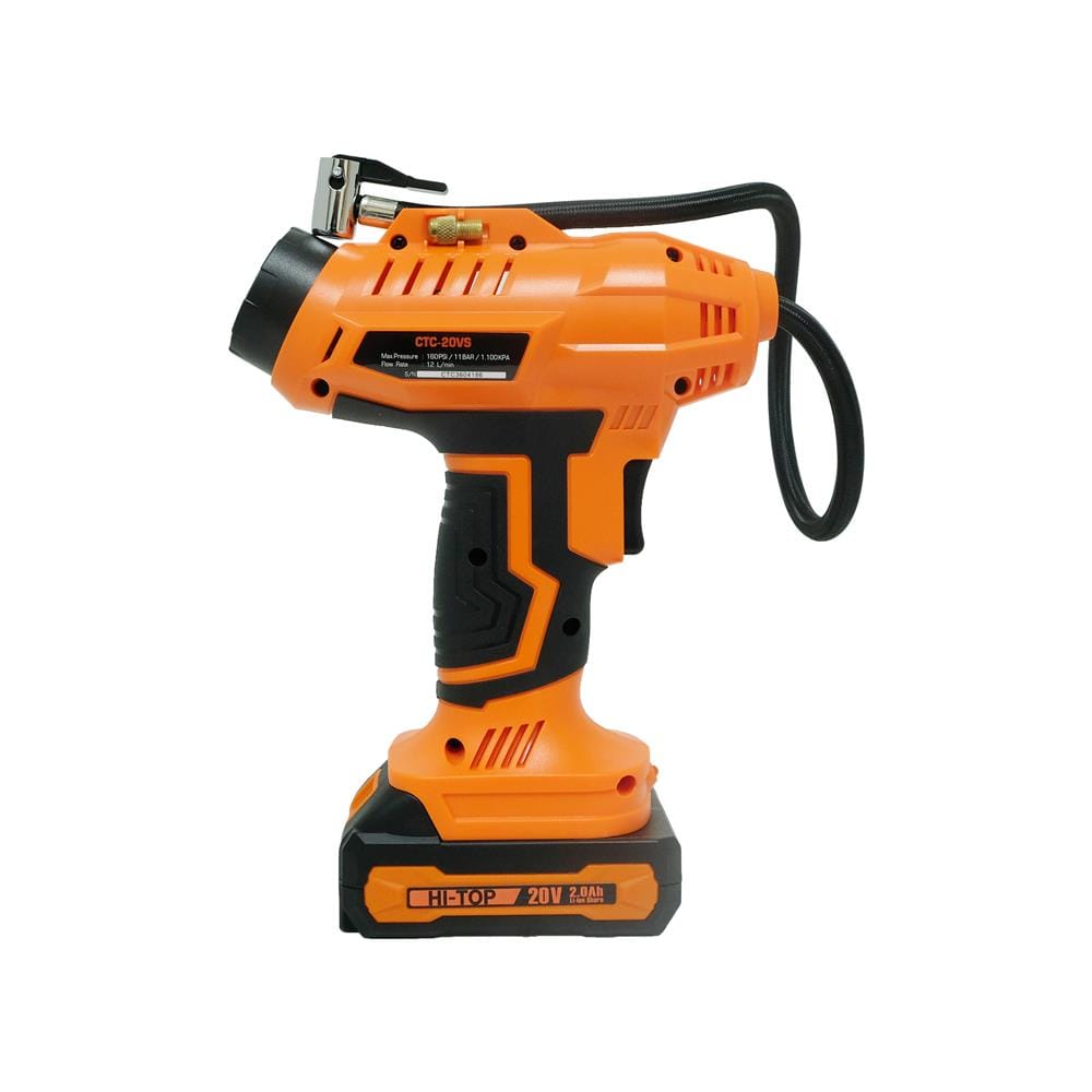 เครื่องสูบลมไร้สาย HI-TOP CTC-20VS 20 โวลต์