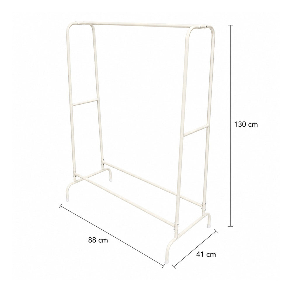 ราวแขวนผ้าทรง A PLIM 88x41x130 ซม. สีขาว
