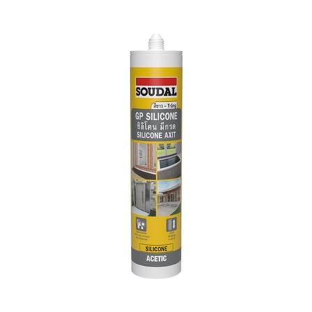 ซิลิโคนมีกรด SOUDAL GP 280 มล. สีขาว_0