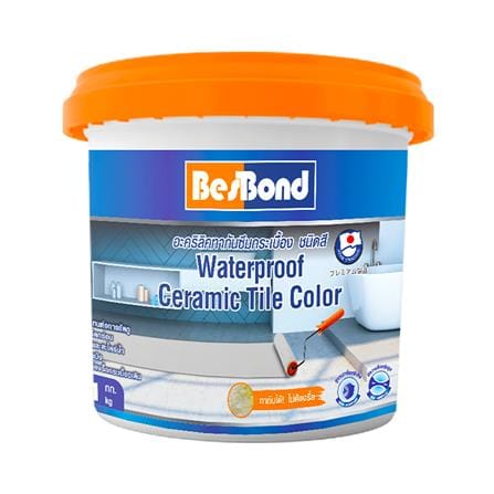 อะคริลิกกันซึมกระเบื้อง BESBOND 1 กก. สีเทา_0