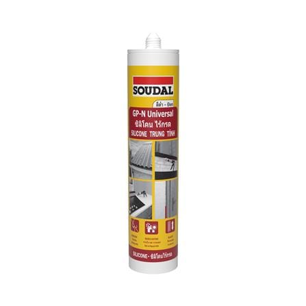 ซิลิโคนไร้กรด SOUDAL 280 มล. สีดำ_0