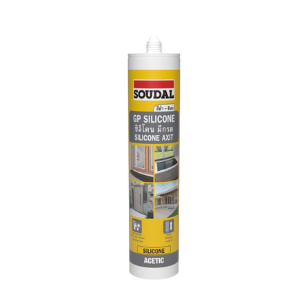 ซิลิโคนมีกรด SOUDAL GP 280 มล. สีดำ_0