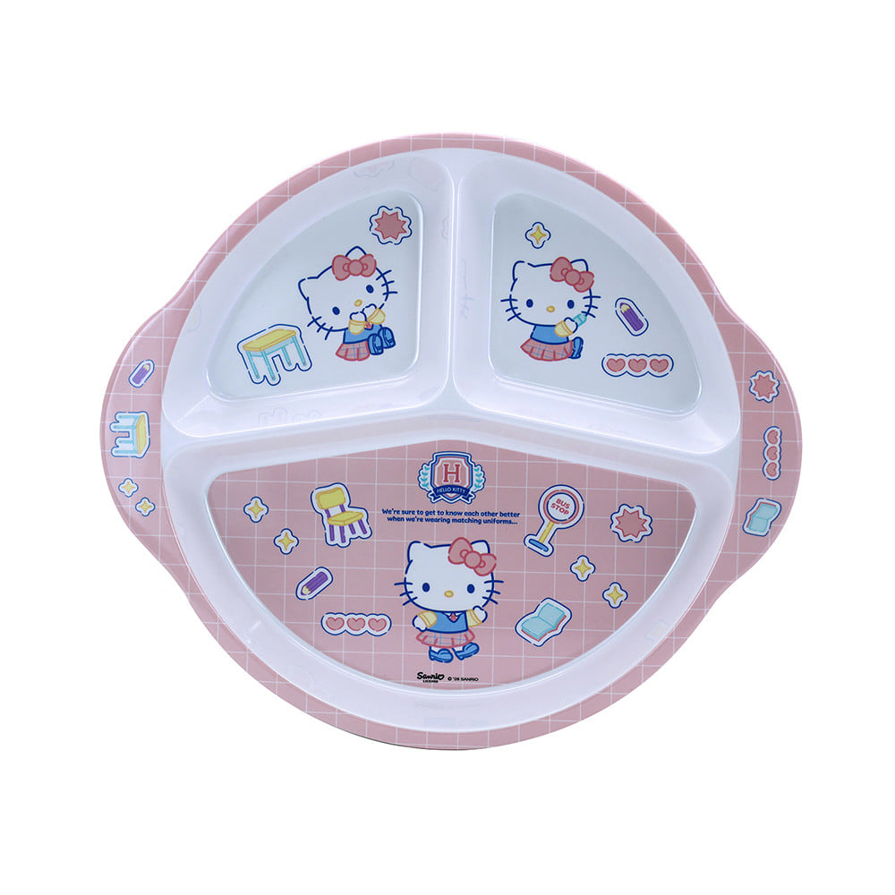 ถาดหลุมเมลามีน 11 นิ้ว SUPERWARE KITTY COLORFUL