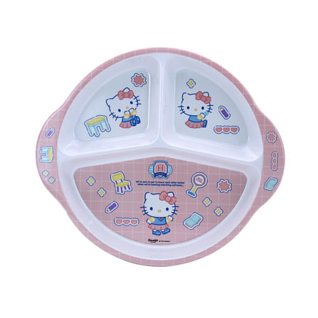 ถาดหลุมเมลามีน 11 นิ้ว SUPERWARE KITTY COLORFUL_0