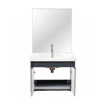 อ่างเคาน์เตอร์พร้อมกระจก WSP BSCC-142 60 ซม. สีดำ_1