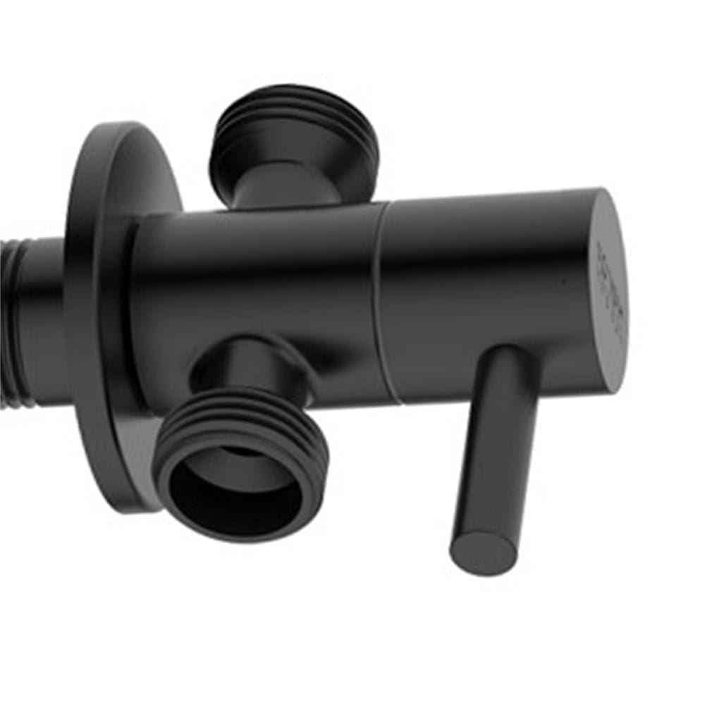 สต๊อปวาล์ว 2 ทาง KARAT FAUCET KA-01-422-55 สีดำ