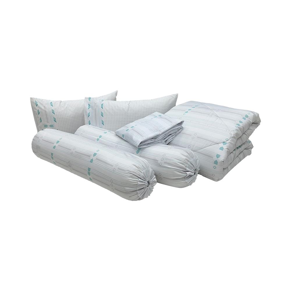 ชุดผ้าปูที่นอน 6 ฟุต (ชุด 6 ชิ้น) STEVENS PURE COTTON AV08