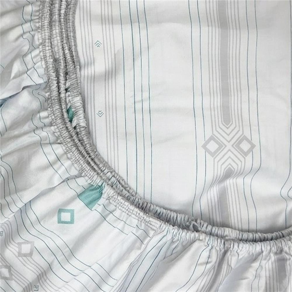 ชุดผ้าปูที่นอน 6 ฟุต (ชุด 6 ชิ้น) STEVENS PURE COTTON AV08