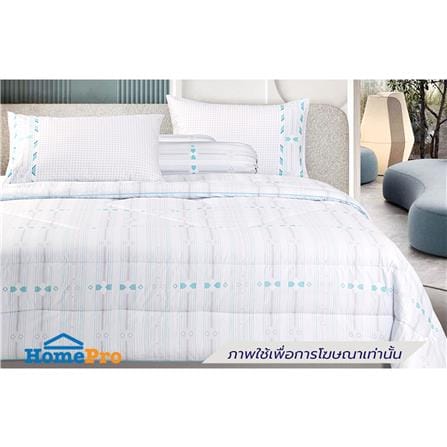 ชุดผ้าปูที่นอน 6 ฟุต (ชุด 6 ชิ้น) STEVENS PURE COTTON AV08_0
