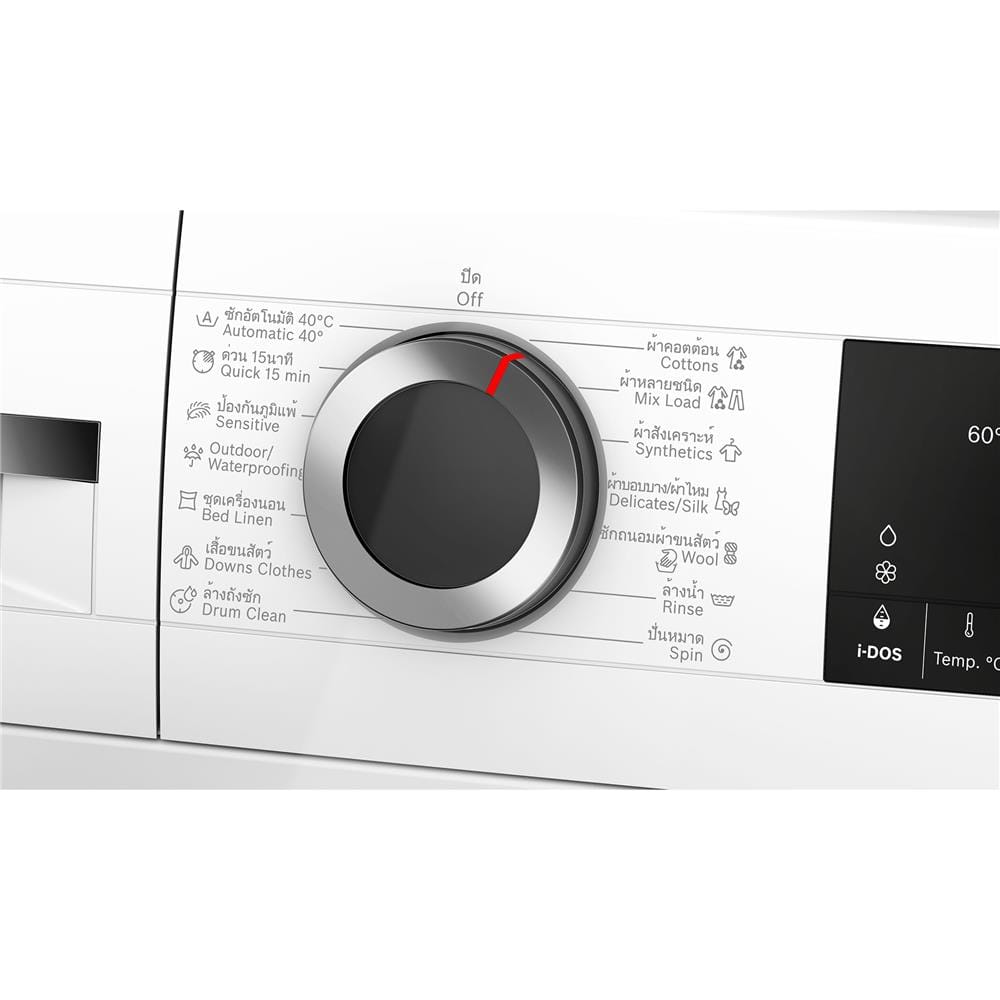 เครื่องซักผ้าฝาหน้า BOSCH WGG454A6TH 10 กก. 1400RPM อินเวอร์เตอร์ สีขาว