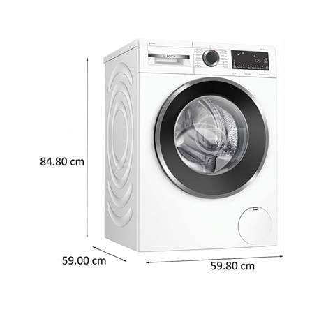 เครื่องซักผ้าฝาหน้า BOSCH WGG454A6TH 10 กก. 1400RPM อินเวอร์เตอร์ สีขาว_9
