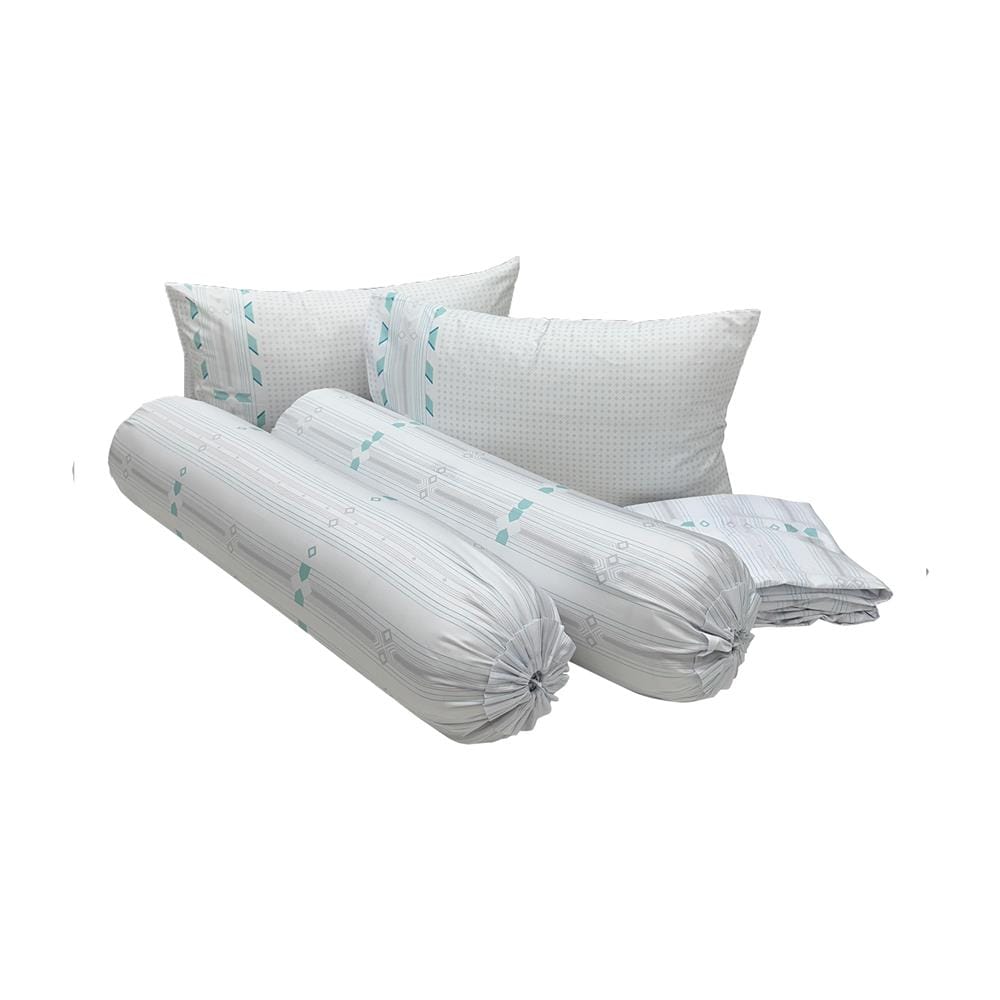 ชุดผ้าปูที่นอน 6 ฟุต (ชุด 5 ชิ้น) STEVENS PURE COTTON AV08