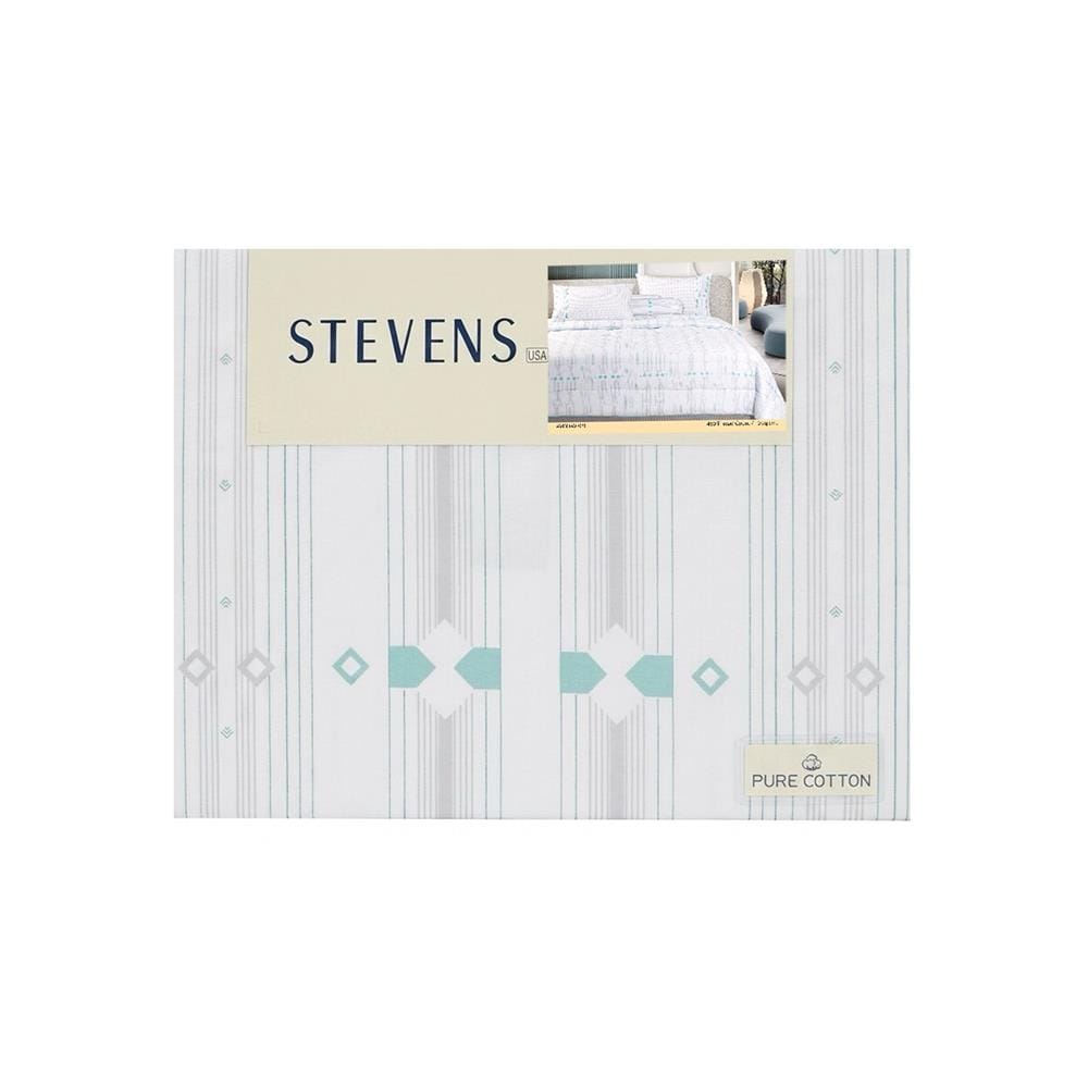 ชุดผ้าปูที่นอน 3.5 ฟุต (ชุด 3 ชิ้น) STEVENS PURE COTTON AV08