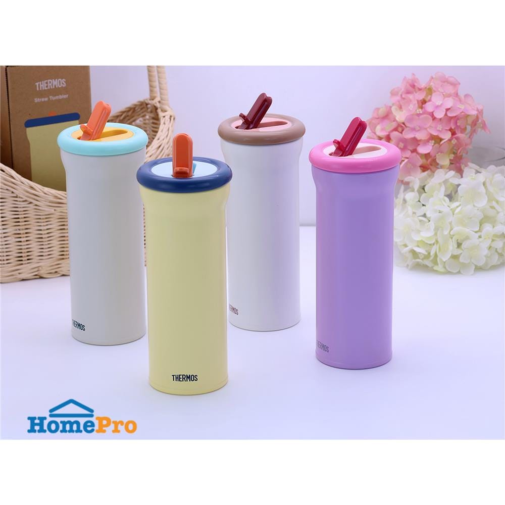 กระติกสุญญากาศ 0.47 ลิตร THERMOS PASTEL สีครีม