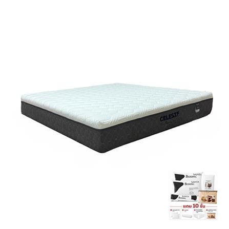 ที่นอนยางพาราอัด 5 ฟุต CELESTE MATTRESS AURORA (พร้อมชุดเครื่องนอน 10 ชิ้น)_0