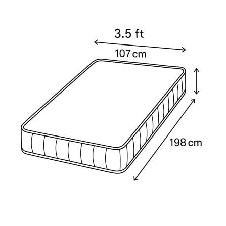 ที่นอนยางพาราอัด 3.5 ฟุต CELESTE MATTRESS CELENC (พร้อมชุดเครื่องนอน 7 ชิ้น)_7