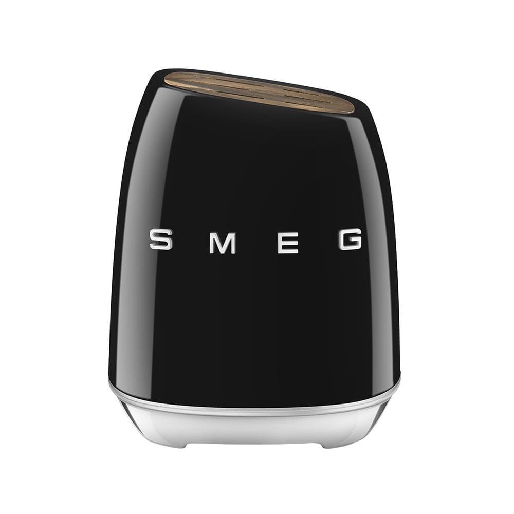 ชุดมีดพร้อมที่เสียบ SMEG KBSF02BL สีดำ (ชุด 6 ชิ้น)