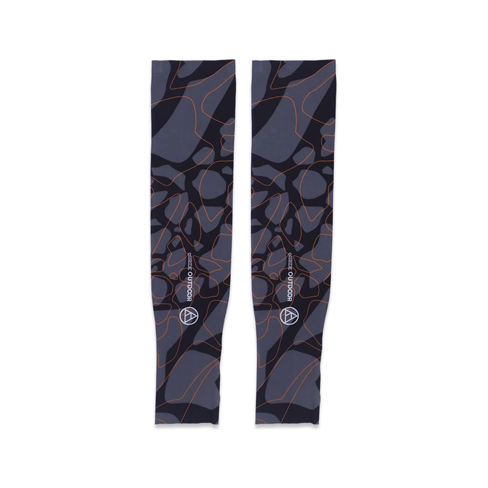 ปลอกแขนกันยูวี ALLRIDE OUTDOOR HALF HAND UV70 ไซซ์ M สีดำ-เทา