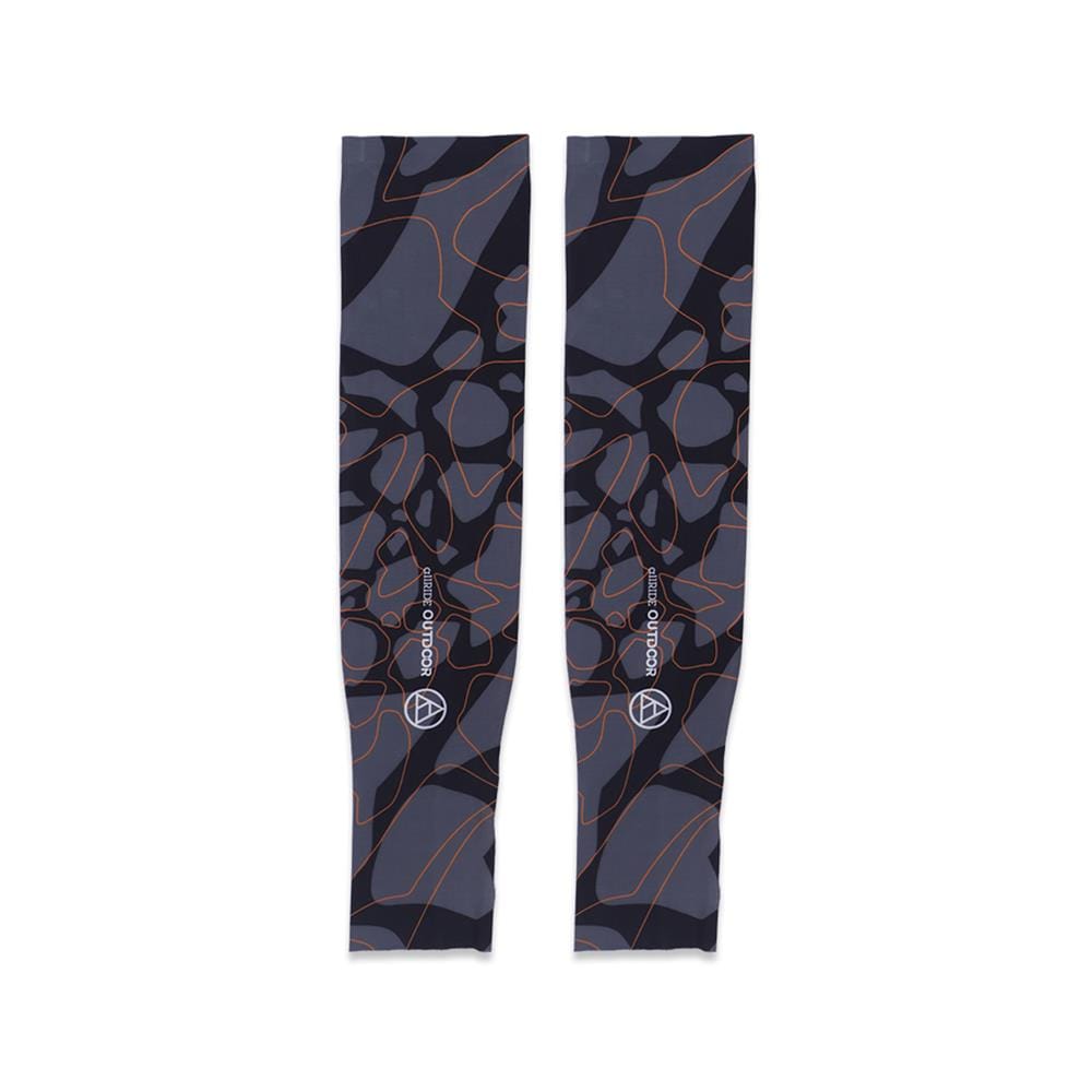 ปลอกแขนกันยูวี ALLRIDE OUTDOOR HALF HAND UV70 ไซซ์ L สีดำ-เทา